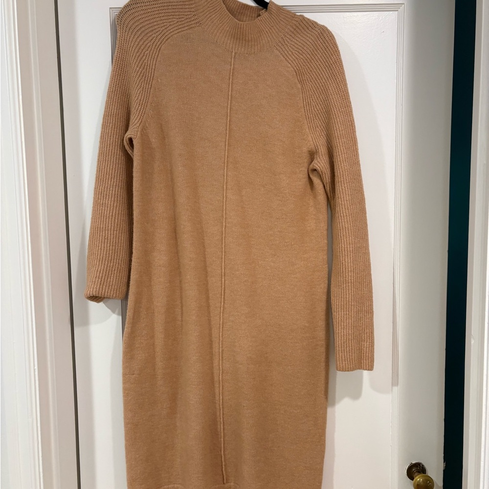 Banana Republic Tan Sweater Dress
